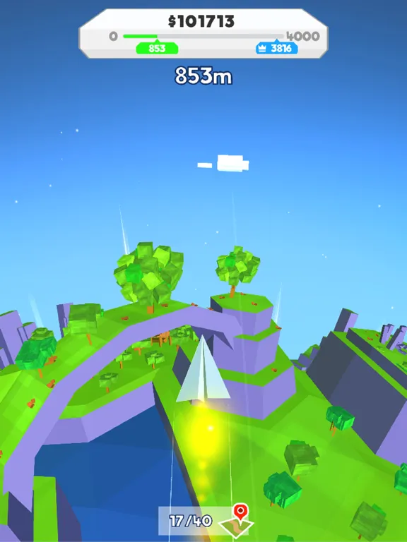 Capturas de tela do Paper Plane Planet iPad 