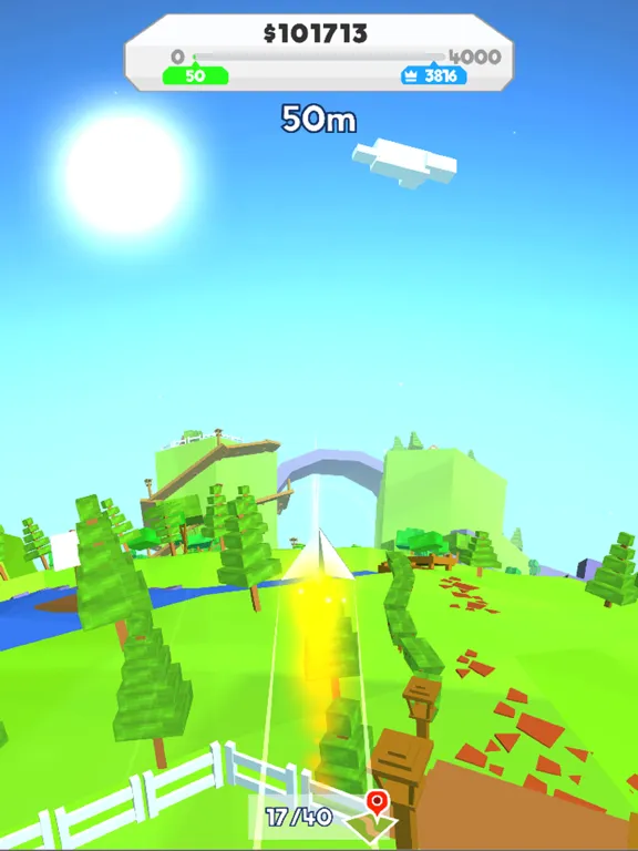 Capturas de tela do Paper Plane Planet iPad 
