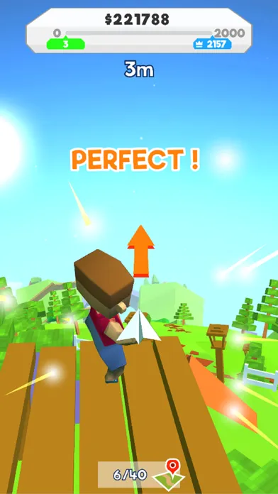 Capturas de tela do Paper Plane Planet