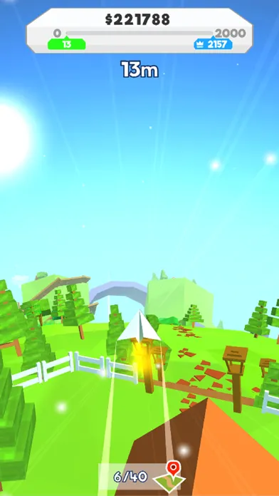 Capturas de tela do Paper Plane Planet