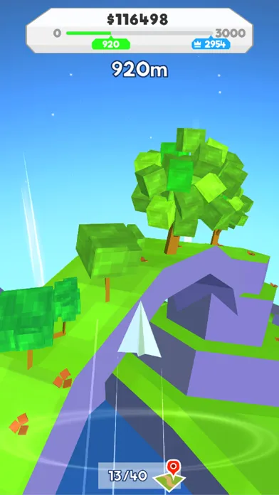 Capturas de tela do Paper Plane Planet