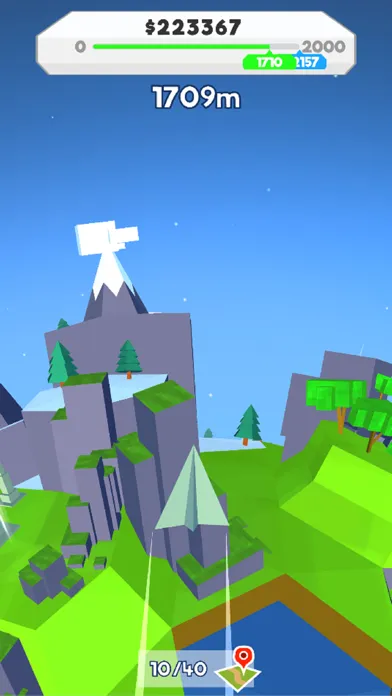 Capturas de tela do Paper Plane Planet