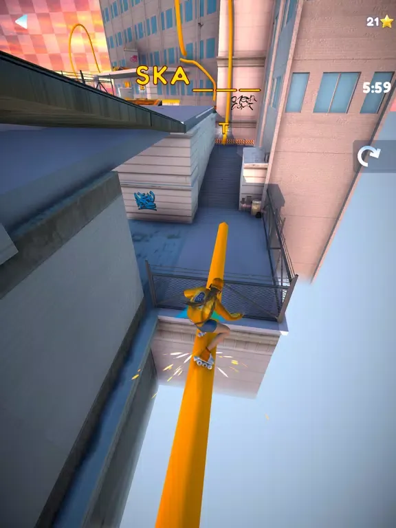 Capturas de tela do Urban Roller iPad 