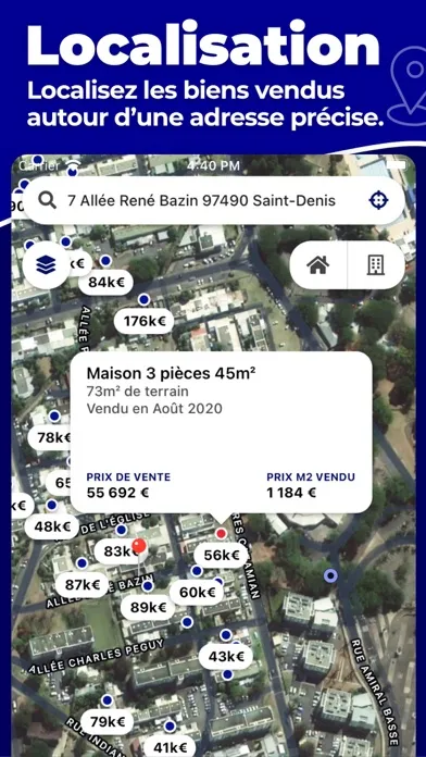 Estimation FR: Prix immobilier スクリーンショット