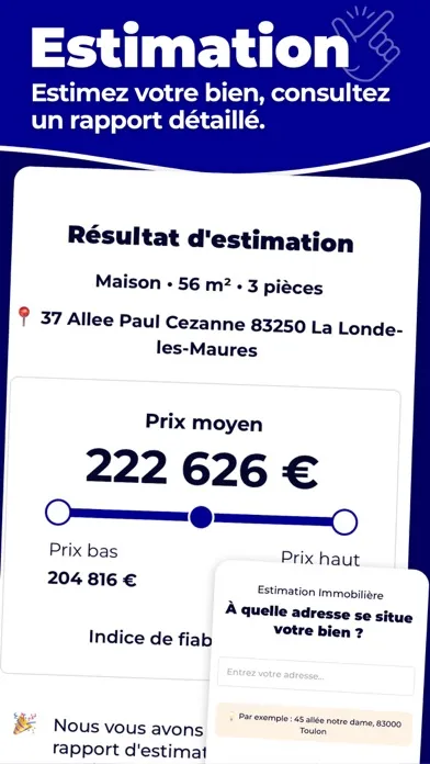Estimation FR: Prix immobilier スクリーンショット