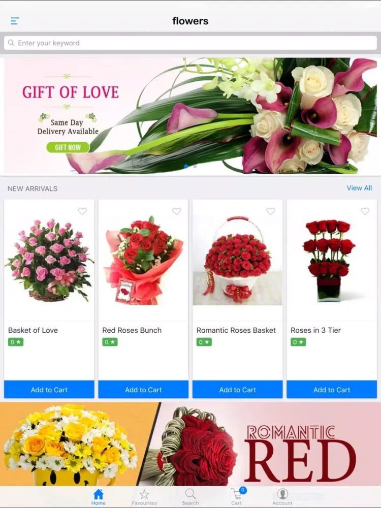 Tangkapan skrin Oho Flower App iPad 