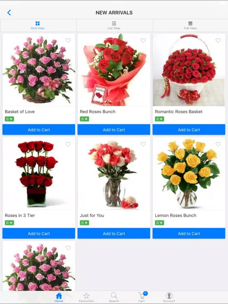 Tangkapan skrin Oho Flower App iPad 