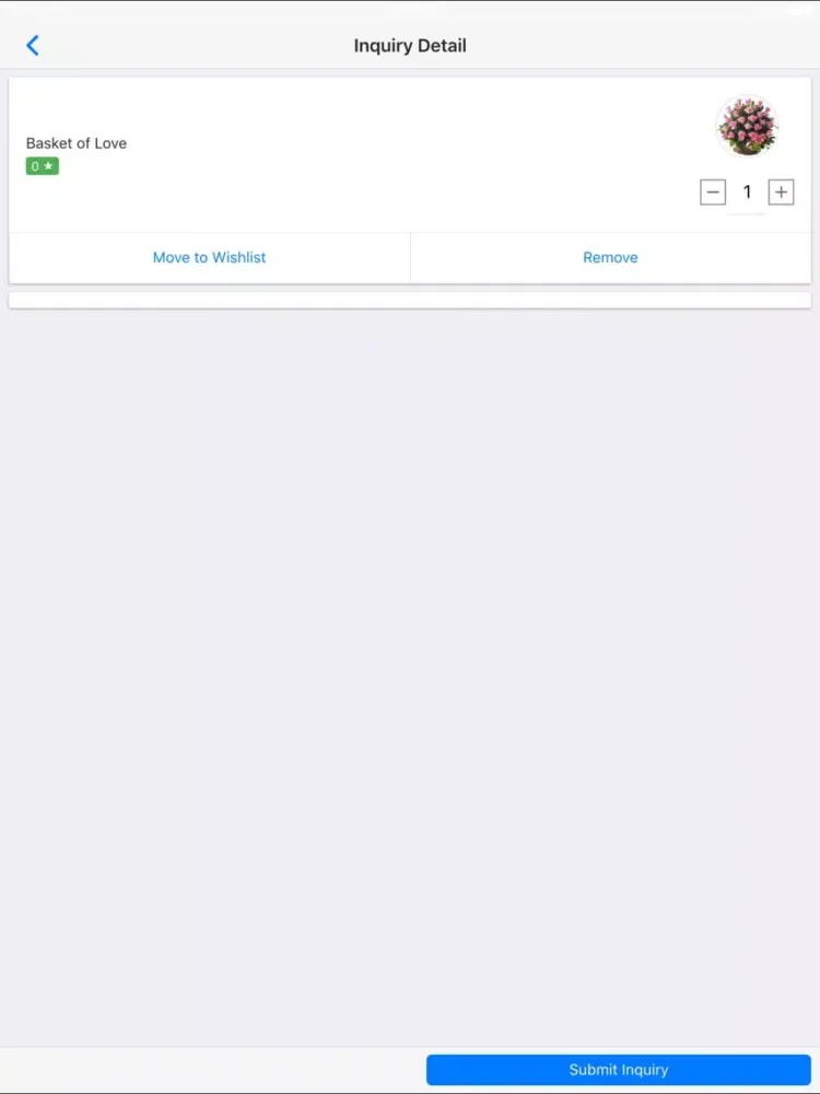 Tangkapan skrin Oho Flower App iPad 