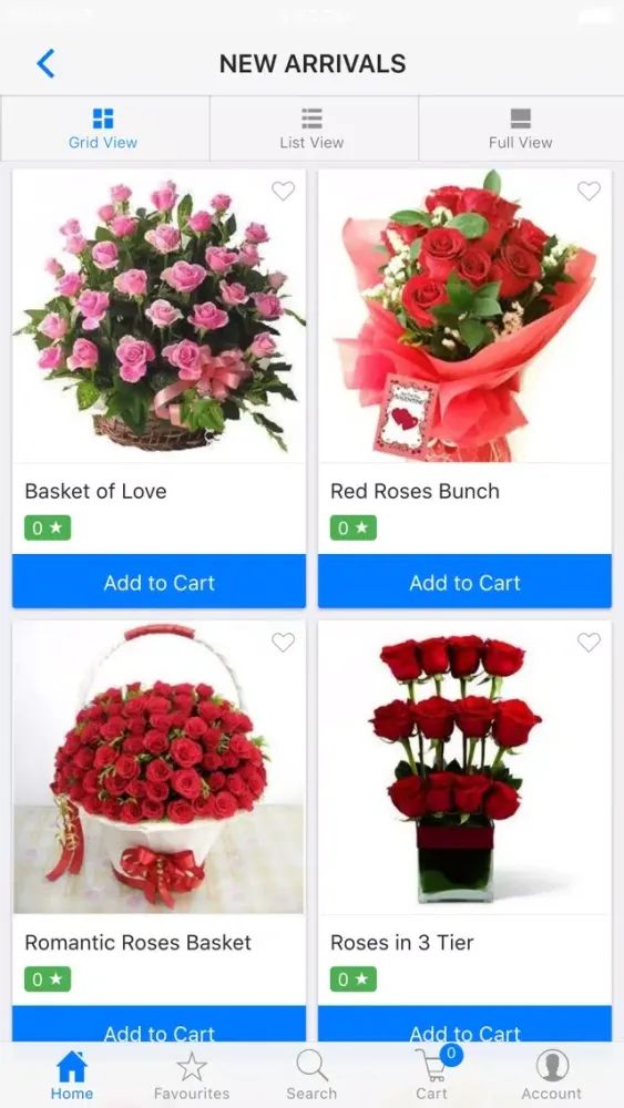 Tangkapan skrin Oho Flower App
