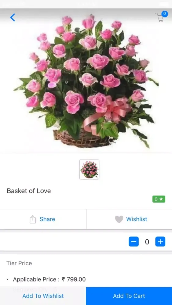 Tangkapan skrin Oho Flower App