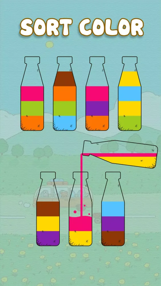 ภาพหน้าจอของ Drink Sort Master