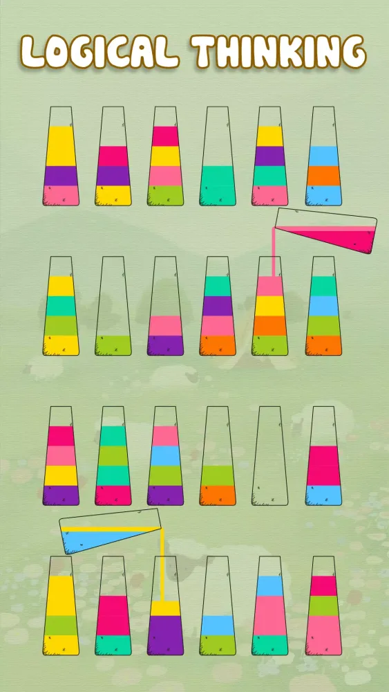 ภาพหน้าจอของ Drink Sort Master