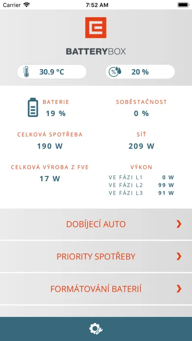 ČEZ Battery Box应用截图