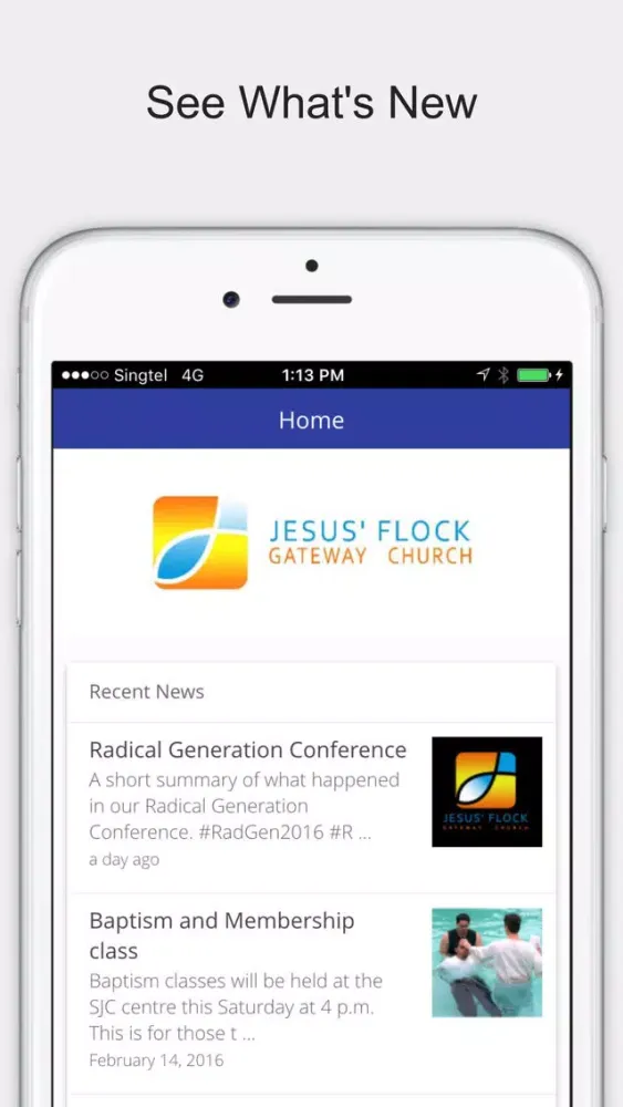 Captures d'écran de Jesus' Flock Church