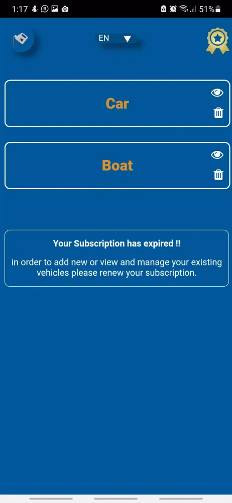 Oil Change Reminder应用截图