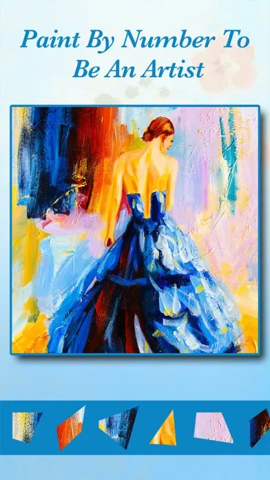 Oil Paint Art Color By Numbers स्क्रीनशॉट