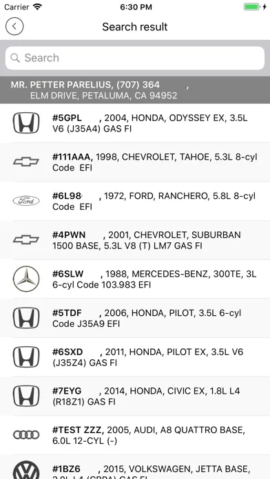 Capturas de pantalla de Oilstop Manager