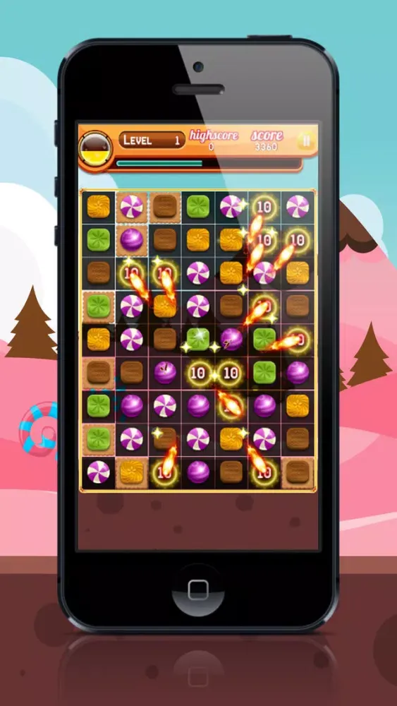 تصاویر Candy Matcher Free - A seriously addictive Swap & Match-3 Puzzle Mania