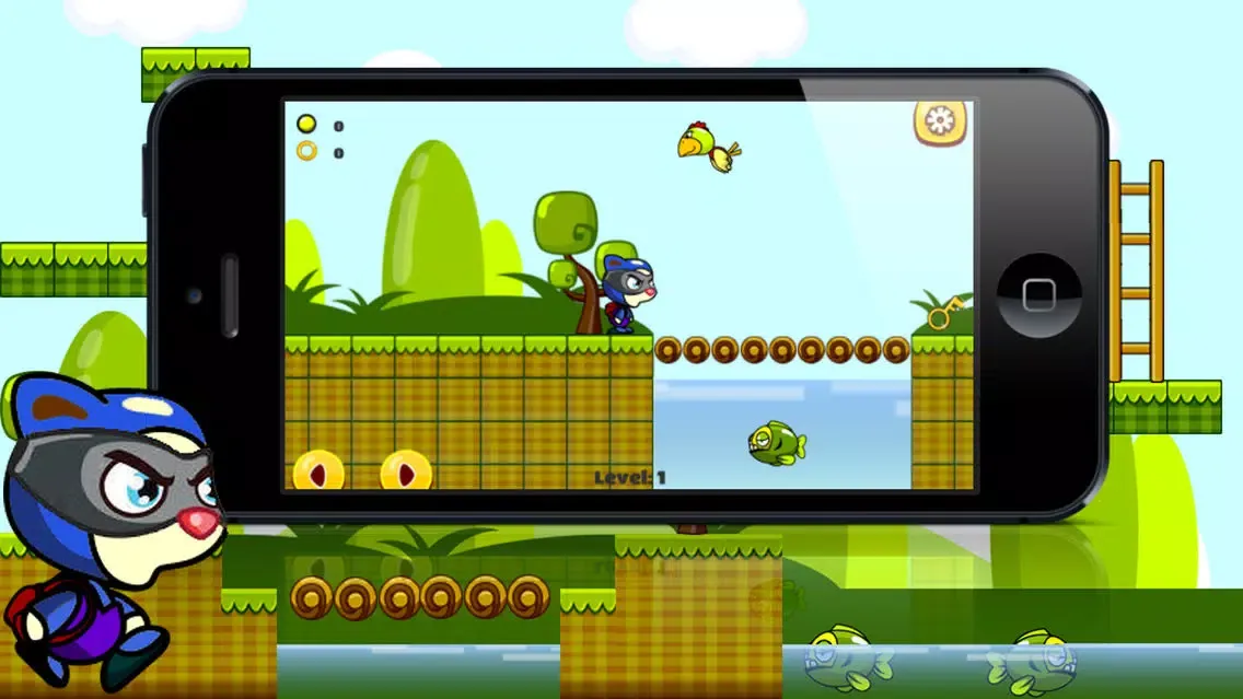 Dora Noggin - Guide the lazy cat through enemies and trapz, find the mouse and become the hero of 4ever Land. By John Oirdo Screenshots