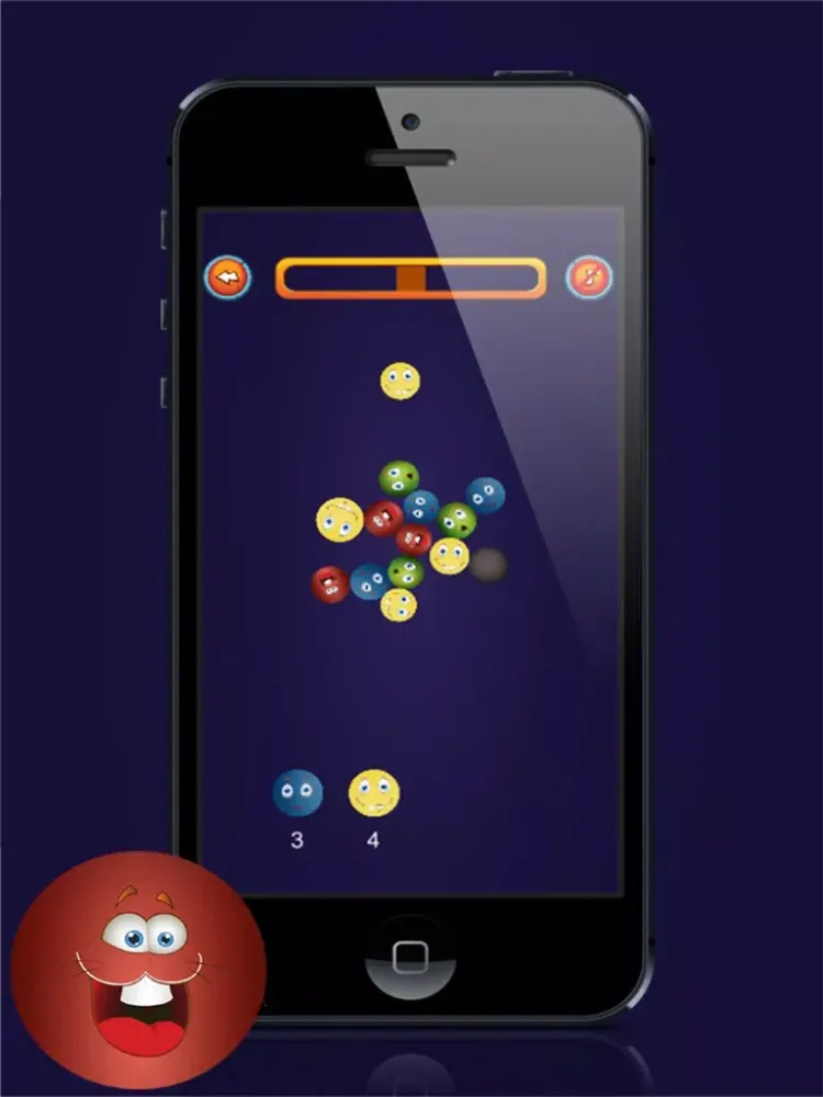 Taptap silly balls - Tap rapid to revolve balls, catch falling down ones and match them in an excellent 360 clockwise rotating game iPad  Screenshots