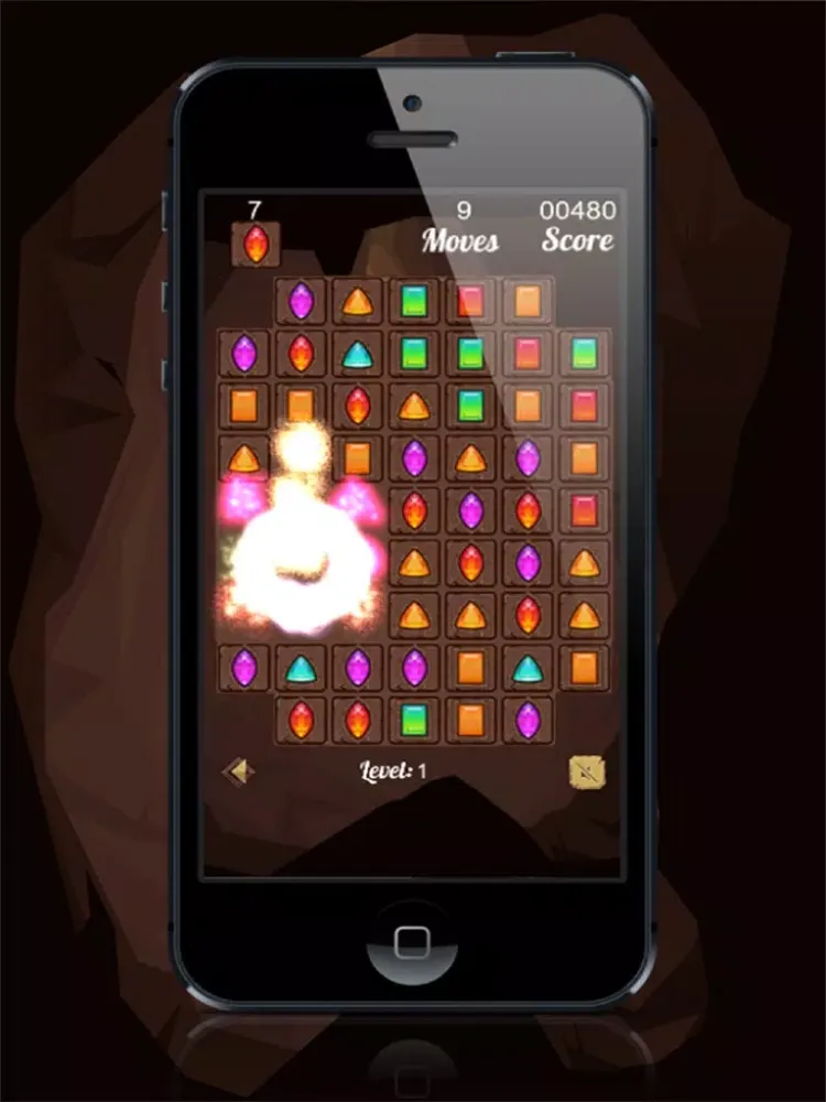 Viking Dwarf Gold - A match-3 gems adventure to Valhalla of a berserker warrior during viking age iPad  Screenshots