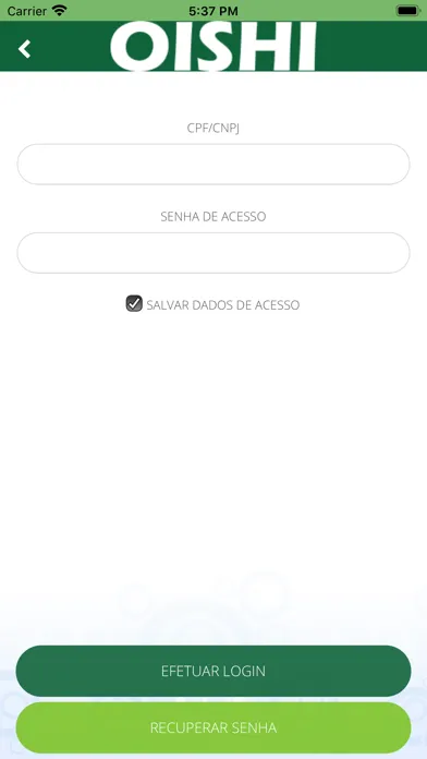 Oishi Rastreamento应用截图