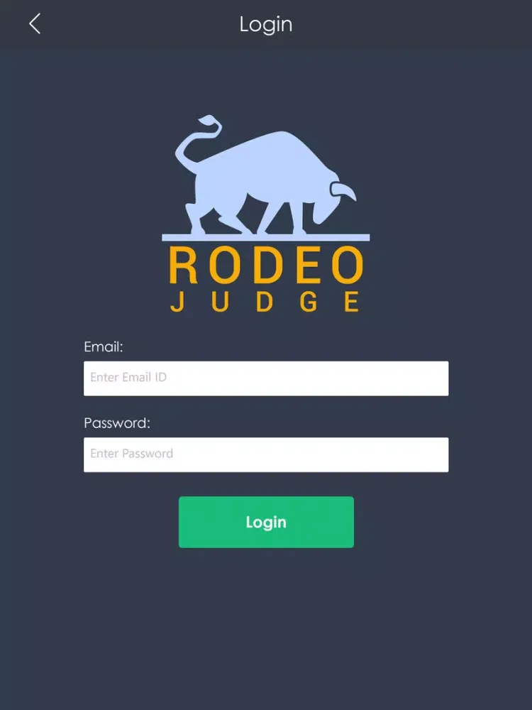 Tangkapan layar Rodeo Judge iPad 
