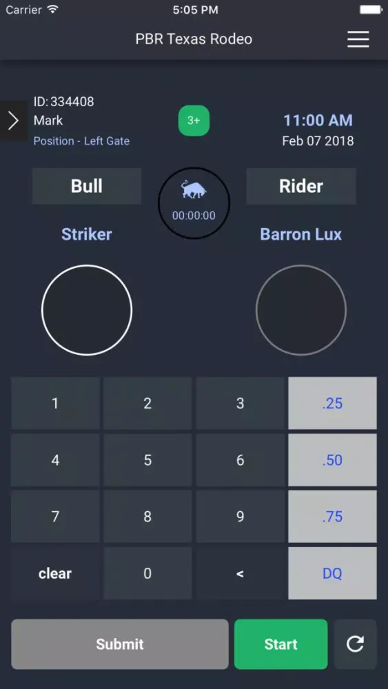 Tangkapan layar Rodeo Judge