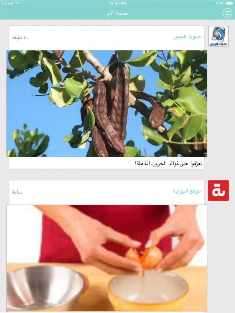 Capturas de pantalla de الأم العربية | قضايا ونصائح iPad 