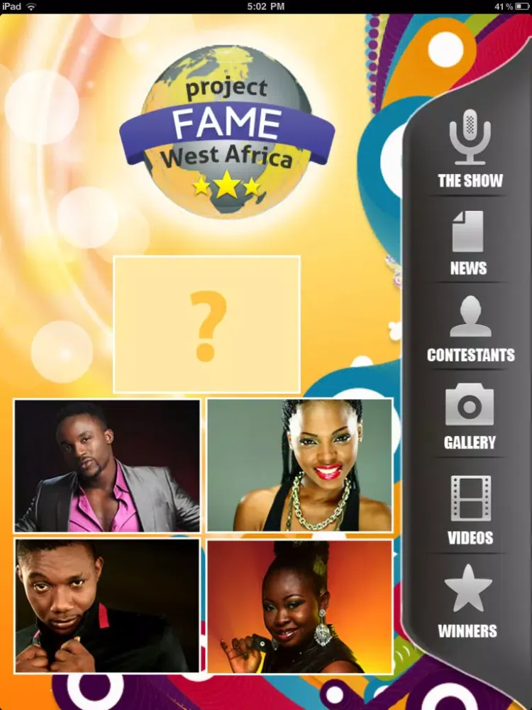 Tangkapan layar Fame Africa | Latest News from the show iPad 