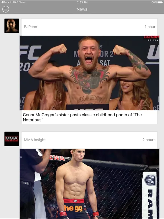 تصاویر MMA Unlimited iPad 