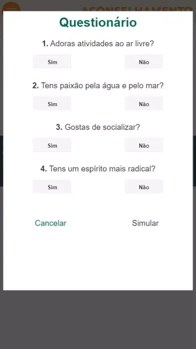 Tangkapan layar Guia do Desporto e Lazer