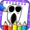 Doors Monsters Coloring Book