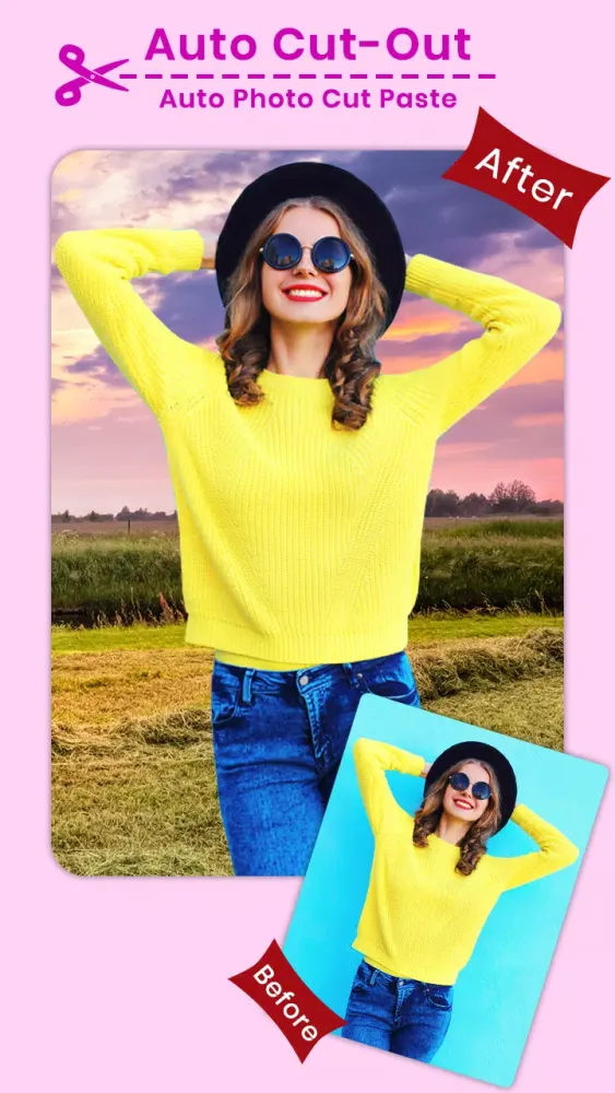 Скриншоты Auto Cut-Out - Auto Photo Cut Paste