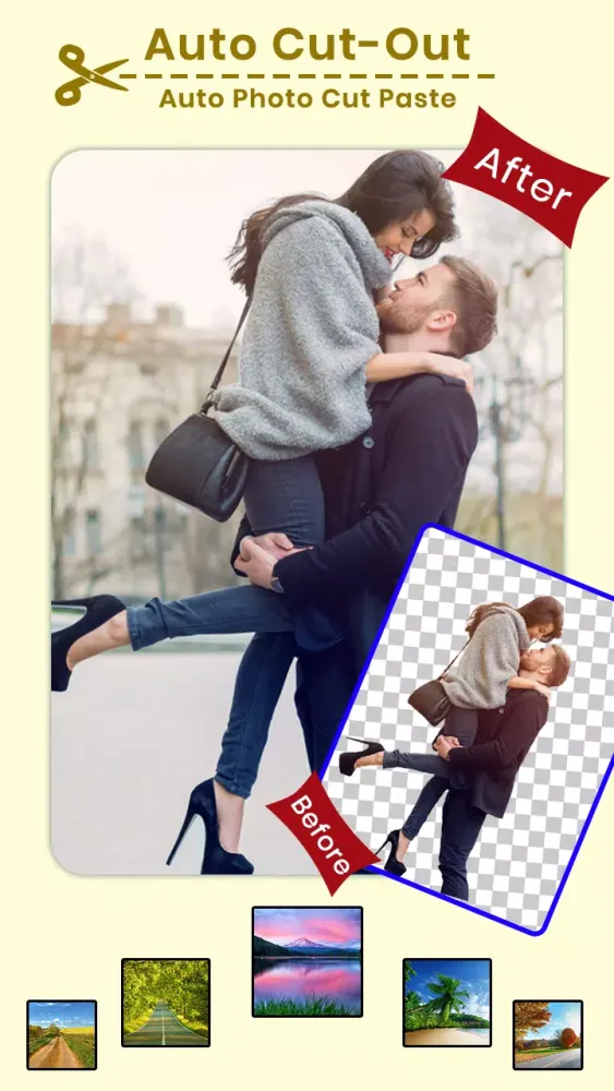 Скриншоты Auto Cut-Out - Auto Photo Cut Paste