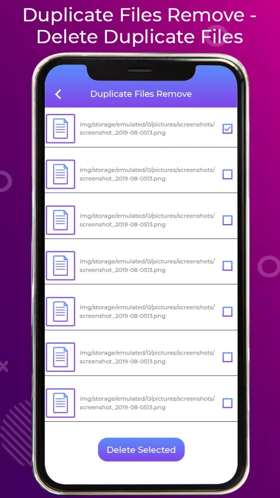 Ảnh chụp màn hình của Duplicate Files Remove - Delete Duplicate Files