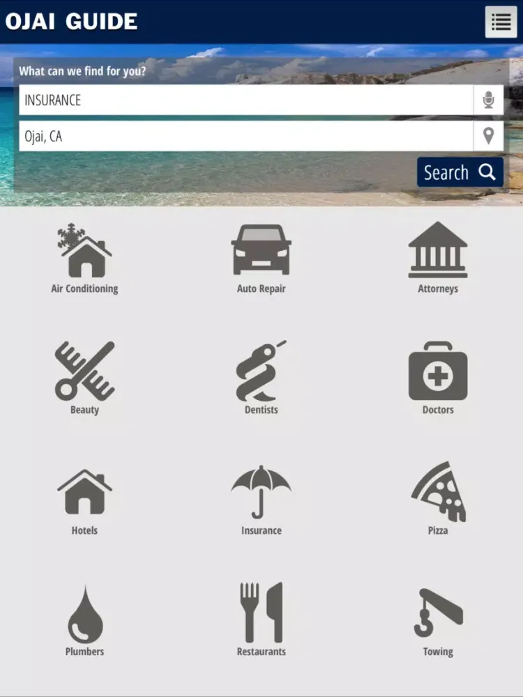 Ojai Guide iPad  Ekran Görüntüleri