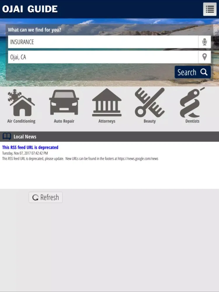 Ojai Guide iPad  Ekran Görüntüleri