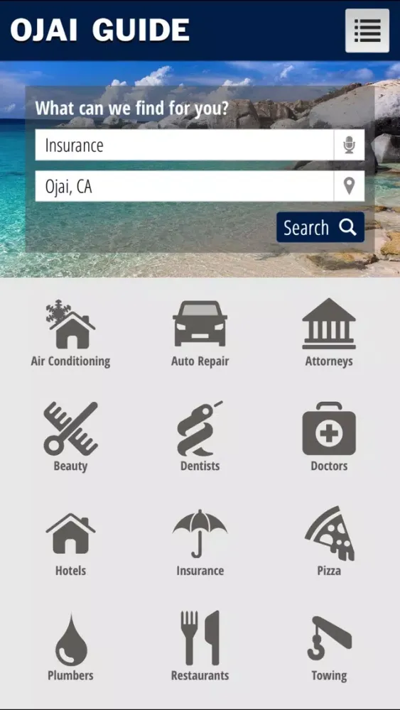 Ojai Guide Ekran Görüntüleri