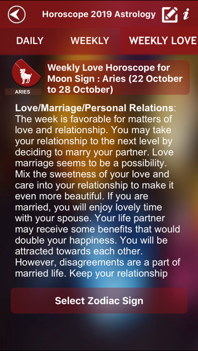 Horoscope 2019 Astrology 스크린샷
