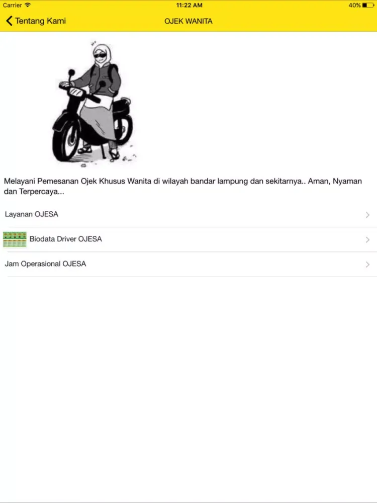Capturas de pantalla de OjesaApp iPad 