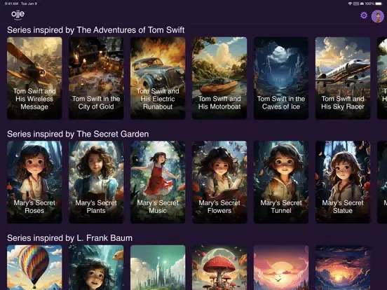 Скриншоты Ojje Personalized Stories iPad 