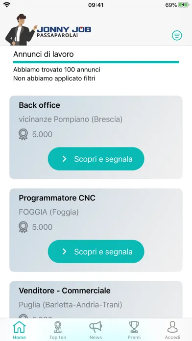 Capturas de tela do Jonny Job