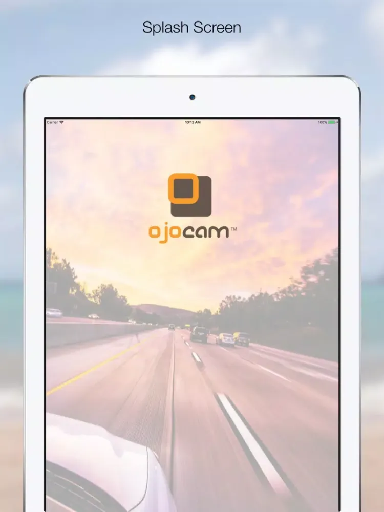 Capturas de pantalla de OjoLink Dash Cam App iPad 
