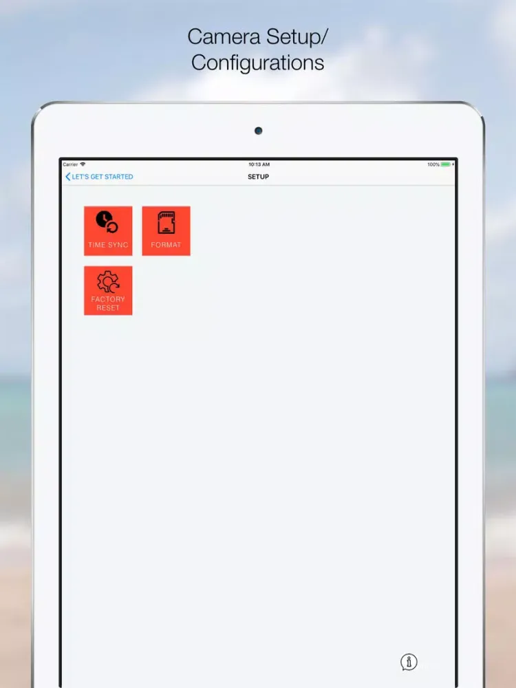 Capturas de pantalla de OjoLink Dash Cam App iPad 