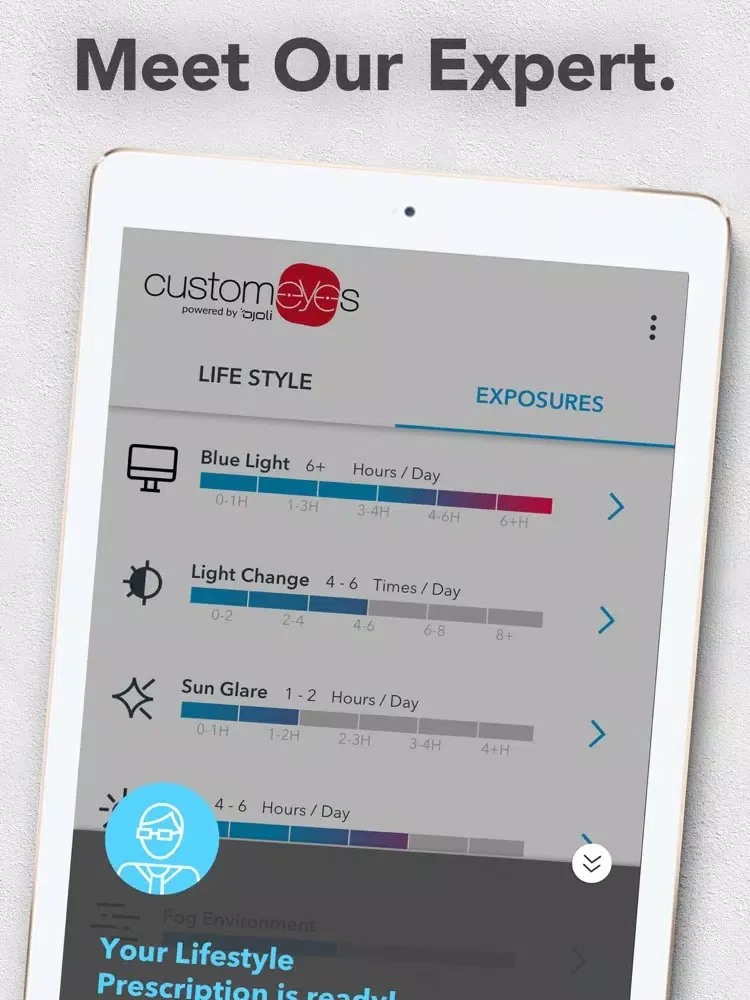CustomEyes powered by OjOli iPad 应用截图