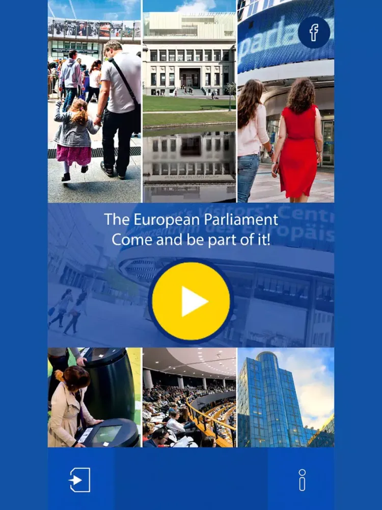 ภาพหน้าจอของ European Parliament Spotter iPad 