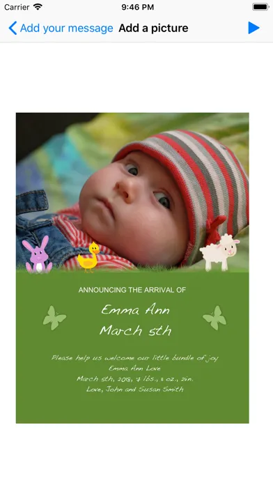 تصاویر Baby Arrival Cards