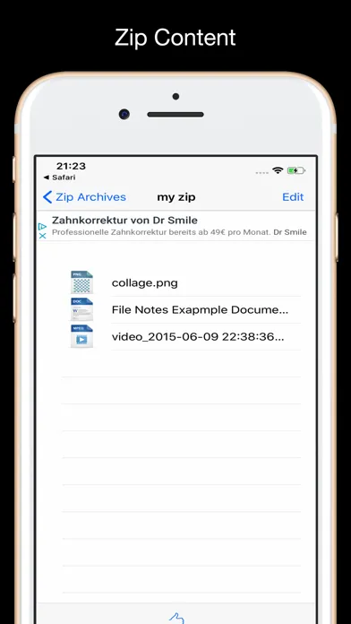 Zrzuty ekranu Zip Viewer - Unzip and Archive