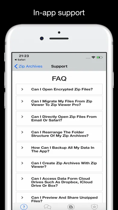 Zrzuty ekranu Zip Viewer - Unzip and Archive